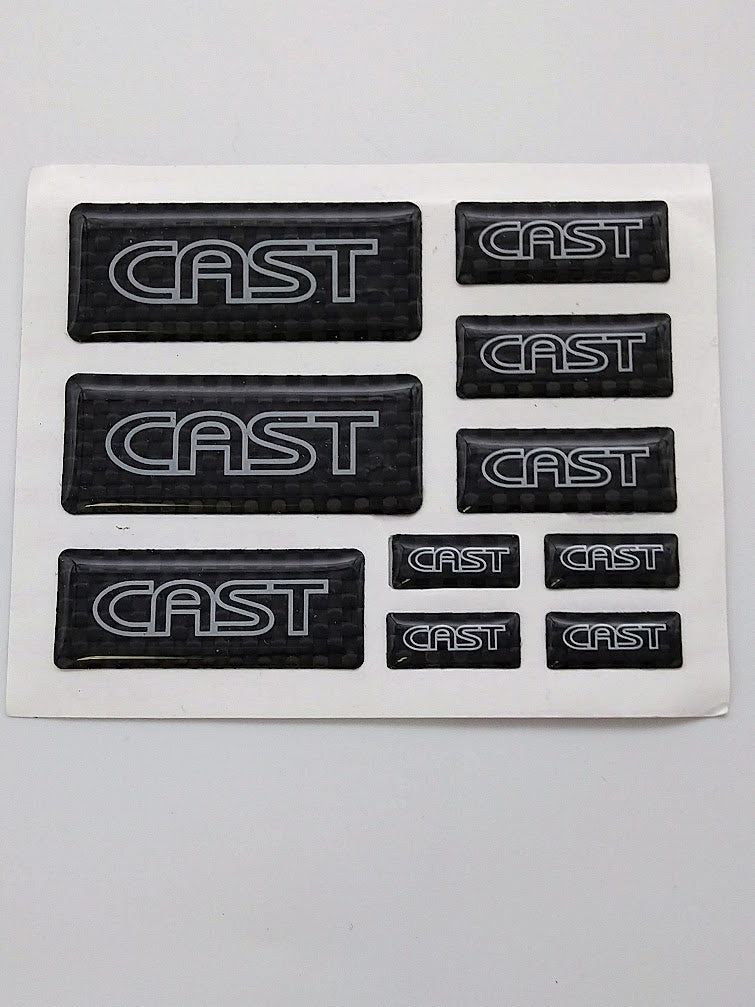 CAST CARBON 3Dステッカーセット